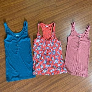 Old Navy and Aerie XS tanks